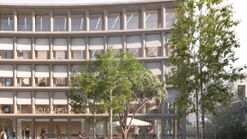 Visualisierung Stadthaus Romanshorn Ansicht Wettbewerbsbeitrag ensphere