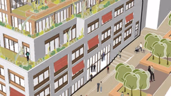 Karstadt Luebeck Haus Grafik Ansicht Wettbewerbsbeitrag ensphere