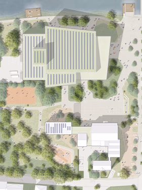 Ensphere Erweiterung Kulturzentrum Wilhelmshaven Grundriss