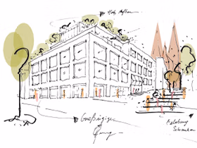Ensphere Karstadt Haus B In Luebeck Sketch