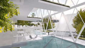 Ensphere Markas Headquarter Bozen Glasfassade