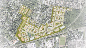 Lageplan 25 Jahre Wettbewerbsbeitrag Oranienburger Strasse ensphere