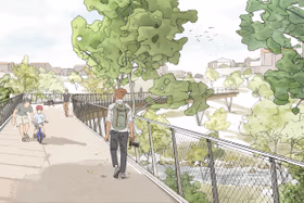 Ensphere Bruecke Rottweil Visualisierung