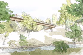 Ensphere Portfolio Bruecke Rottweil Sketch