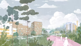 Ensphere Wald Ring Quartier Sindelfingen Visualisierung