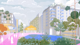 Ensphere Wald Ring Quartier Sindelfingen Perspektive