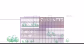 Ensphere Deutsche Einheit Zukunftszentrum Haale Saale Schnitt